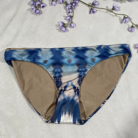 NEW WATER GLAMOUR Jesse Bikini Bottom in Blue Nude [SZ‎ Small ] - Picture 4 of 11